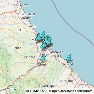 Mappa Via Gran Sasso d'Italia, 65121 Pescara PE, Italia (6.94364)