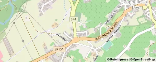 Mappa Cappelle sul Tavo
