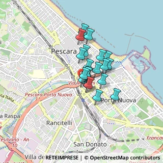 Mappa Via delle Caserme, 65121 Pescara PE, Italia (0.5525)
