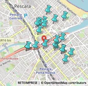 Mappa Via delle Caserme, 65121 Pescara PE, Italia (0.4185)