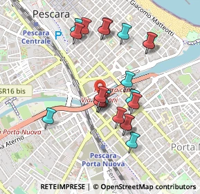 Mappa Via delle Caserme, 65121 Pescara PE, Italia (0.45)