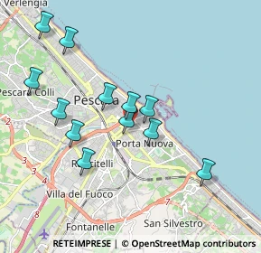 Mappa Via vestea, 65126 Pescara PE, Italia (1.88)