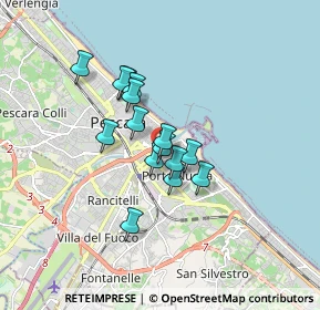 Mappa Via vestea, 65126 Pescara PE, Italia (1.24867)
