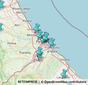 Mappa Via vestea, 65126 Pescara PE, Italia (16.255)