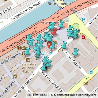 Mappa Corso Gabriele Manthone, 65100 Pescara PE, Italia (0.05037)