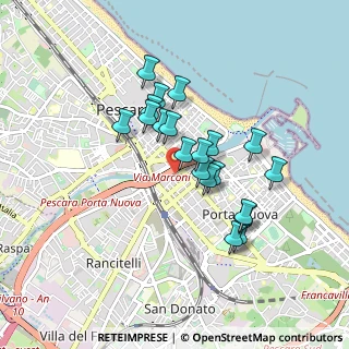 Mappa Corso Gabriele Manthone, 65100 Pescara PE, Italia (0.7495)
