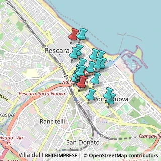 Mappa L.go dei Frentani, 65100 Pescara PE, Italia (0.5065)