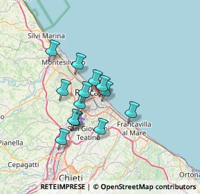 Mappa Via Mocenigo, 65126 Pescara PE, Italia (5.51615)