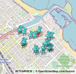 Mappa Via Mocenigo, 65126 Pescara PE, Italia (0.3975)
