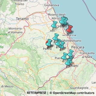 Mappa Contrada planoianni, 65017 Penne PE, Italia (13.73647)
