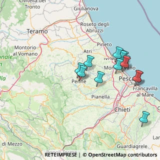 Mappa Contrada planoianni, 65017 Penne PE, Italia (16.26308)