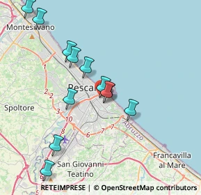 Mappa Via Vasco de Gama, 65126 Pescara PE, Italia (3.95083)