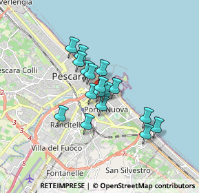 Mappa Via Vasco de Gama, 65126 Pescara PE, Italia (1.24294)