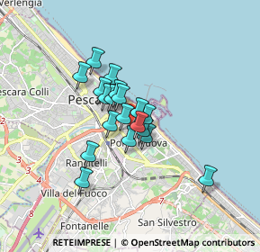 Mappa Via Vasco de Gama, 65126 Pescara PE, Italia (1.15737)