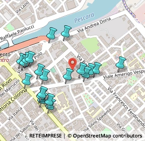 Mappa Via Vasco de Gama, 65126 Pescara PE, Italia (0.264)