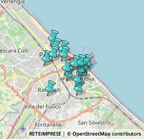 Mappa Via Don Pasquale Brandano, 65126 Pescara PE, Italia (0.98471)