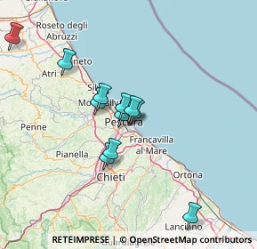 Mappa Via Don Pasquale Brandano, 65126 Pescara PE, Italia (12.30091)