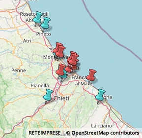 Mappa Via Don Pasquale Brandano, 65126 Pescara PE, Italia (10.25429)