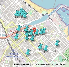 Mappa Via Don Pasquale Brandano, 65126 Pescara PE, Italia (0.471)