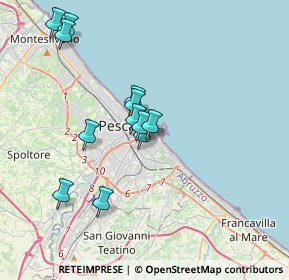 Mappa Via Don Pasquale Brandano, 65126 Pescara PE, Italia (3.48)