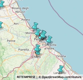 Mappa Via Alfonso di Vestea, 65126 Pescara PE, Italia (16.23583)