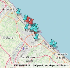 Mappa Via Alfonso di Vestea, 65126 Pescara PE, Italia (2.64417)