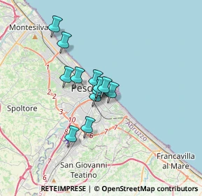 Mappa Via Alfonso di Vestea, 65126 Pescara PE, Italia (2.38167)