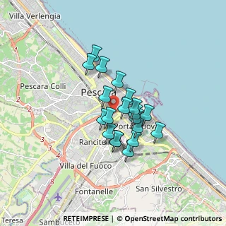 Mappa Corso Gabriele Manthone, 65127 Pescara PE, Italia (1.24)
