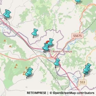 Mappa Via dei Portolani, 01028 Orte VT, Italia (6.04)