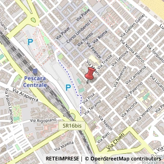 Mappa Corso Vittorio Emanuele II, 209, 65124 Pescara, Pescara (Abruzzo)