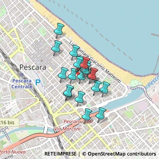 Mappa Via Campania 28 sede legale Via Lucania 17 sede operativa, 65122 Pescara PE, Italia (0.2915)