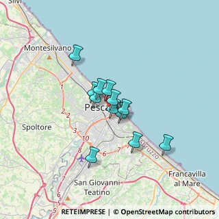 Mappa Via Campania 28 sede legale Via Lucania 17 sede operativa, 65122 Pescara PE, Italia (2.3725)