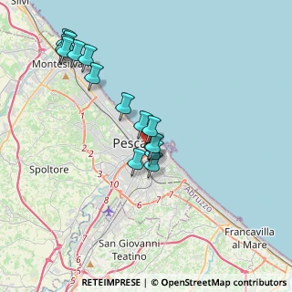 Mappa Via Campania 28 sede legale Via Lucania 17 sede operativa, 65122 Pescara PE, Italia (3.824)