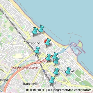 Mappa Via Campania 28 sede legale Via Lucania 17 sede operativa, 65122 Pescara PE, Italia (0.99182)