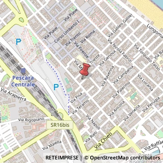 Mappa Via Genova, 7, 65122 Pescara, Pescara (Abruzzo)