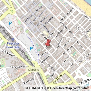 Mappa Corso Vittorio Emanuele II, 146, 65122 Pescara, Pescara (Abruzzo)