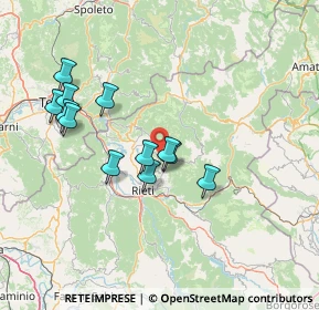 Mappa Via Dante Alighieri, 02014 Cantalice RI, Italia (14.16667)