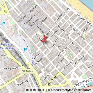 Mappa Via Genova, 26, 65122 Pescara, Pescara (Abruzzo)