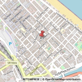 Mappa Via Campania, 8, 65122 Pescara, Pescara (Abruzzo)
