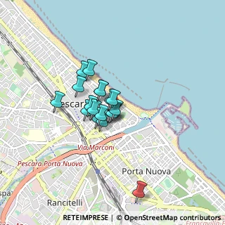 Mappa Via Ugo Foscolo, 65100 Pescara PE, Italia (0.54211)