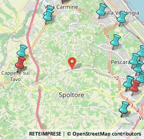 Mappa Via Barco, 65010 Spoltore PE, Italia (3.438)