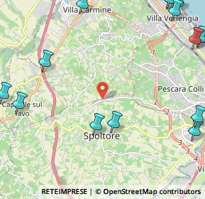 Mappa Via Barco, 65010 Spoltore PE, Italia (3.575)