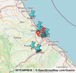 Mappa Via Barco, 65010 Spoltore PE, Italia (8.80909)