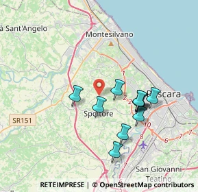 Mappa Via Barco, 65010 Spoltore PE, Italia (3.39091)