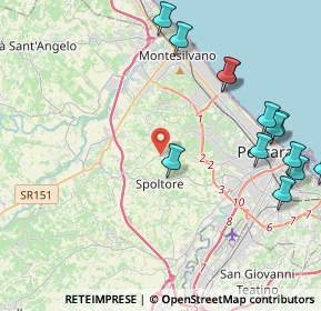 Mappa Via Barco, 65010 Spoltore PE, Italia (5.45)