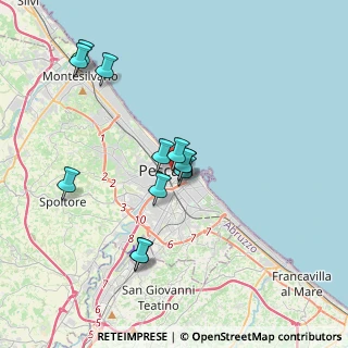 Mappa Via Ravenna, 65122 Pescara PE, Italia (3.49083)