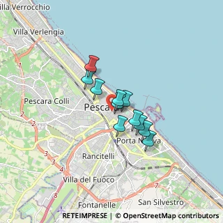 Mappa Via Ravenna, 65122 Pescara PE, Italia (1.10636)