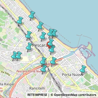 Mappa Via Ravenna, 65122 Pescara PE, Italia (1.01688)