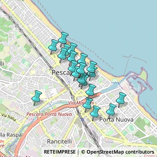 Mappa Via Ravenna, 65122 Pescara PE, Italia (0.6895)