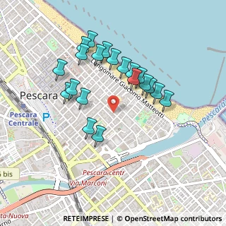 Mappa Via Nicola Fabrizi, 65124 Pescara PE, Italia (0.4435)
